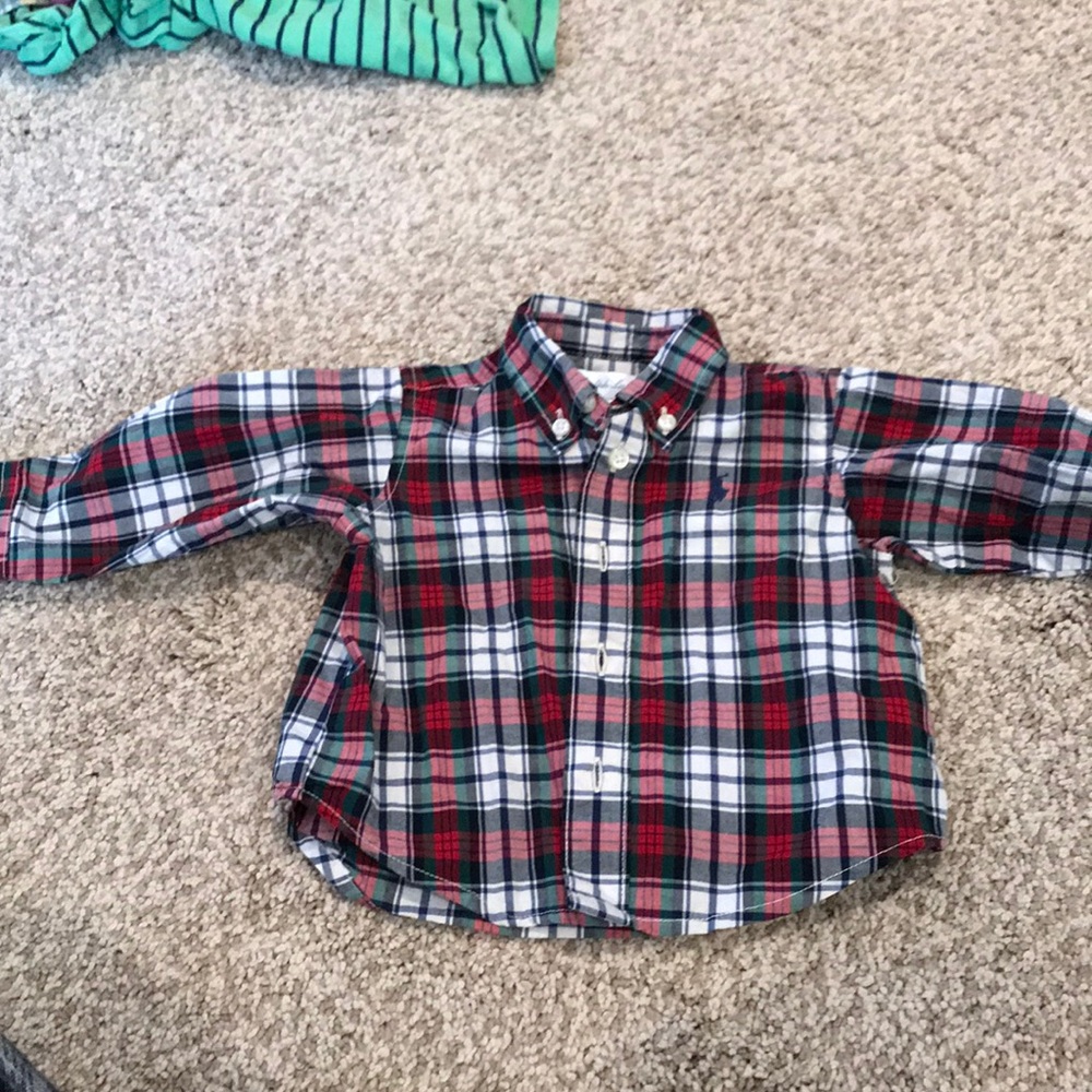 Ralph Lauren Button Down - 3 months